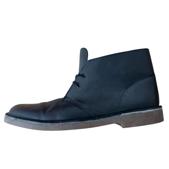 Clarks Bushacre Chukka Boot‎ Black Men's Size: 15 - Picture 8 of 9